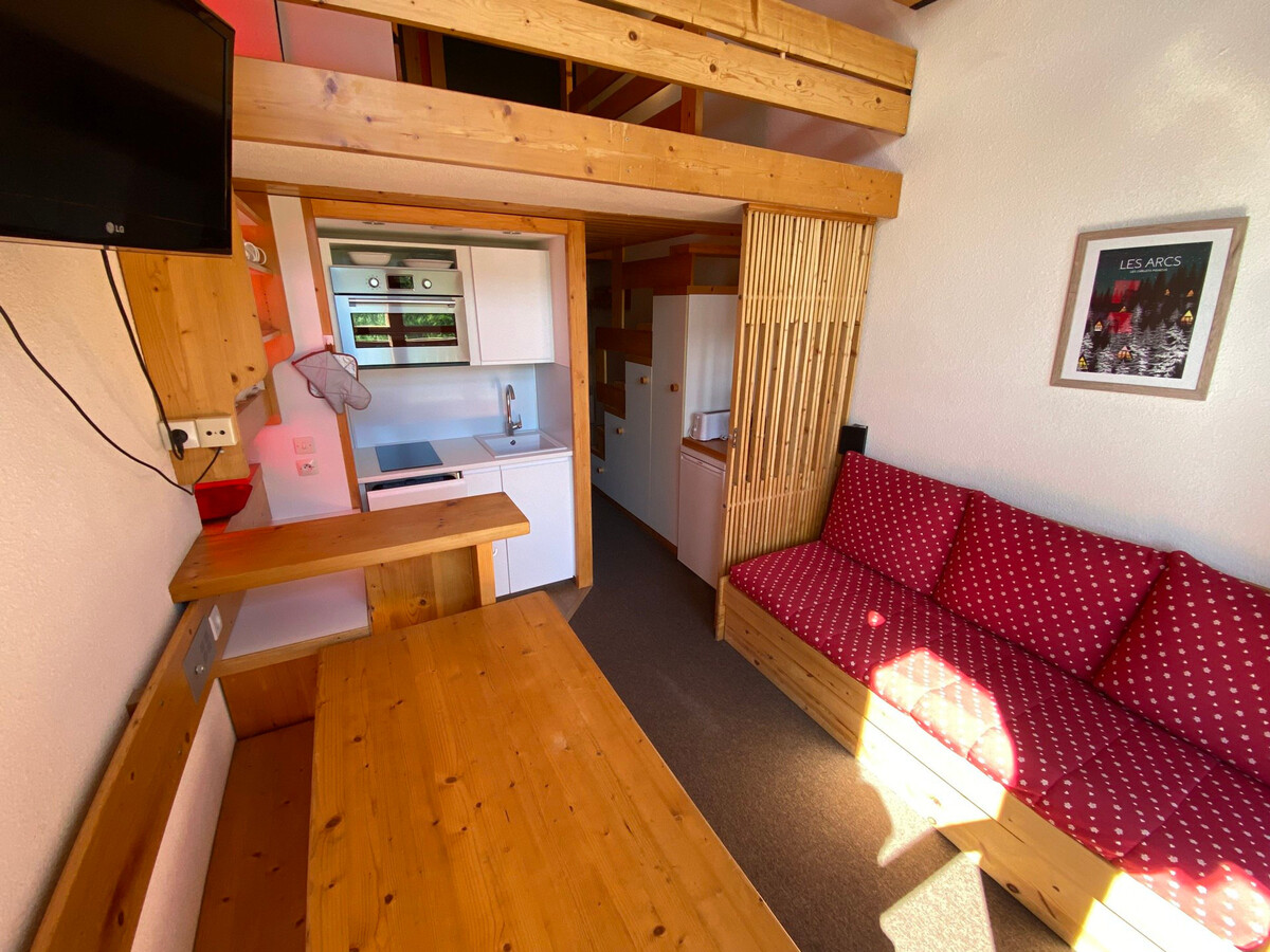 Studio mezzanine 4 pers. Les Arcs, vue vallée - Photo 2
