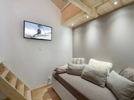 Duplex 4 pers. avec sauna privé aux pieds des pistes : photo 7