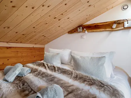 Duplex 4 pers. avec sauna privé aux pieds des pistes : photo 8