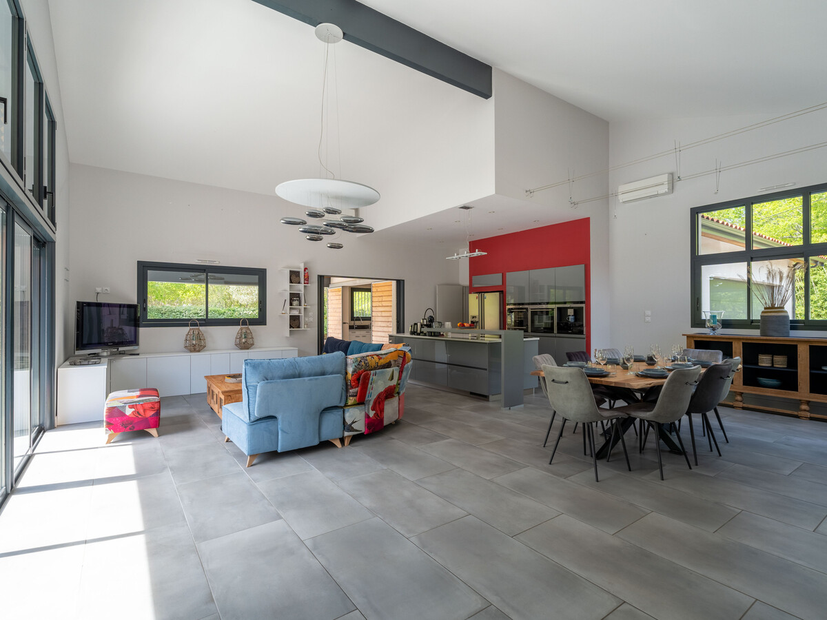 Villa contemporaine 14 pers., piscine chauffée et plancha - Photo 4