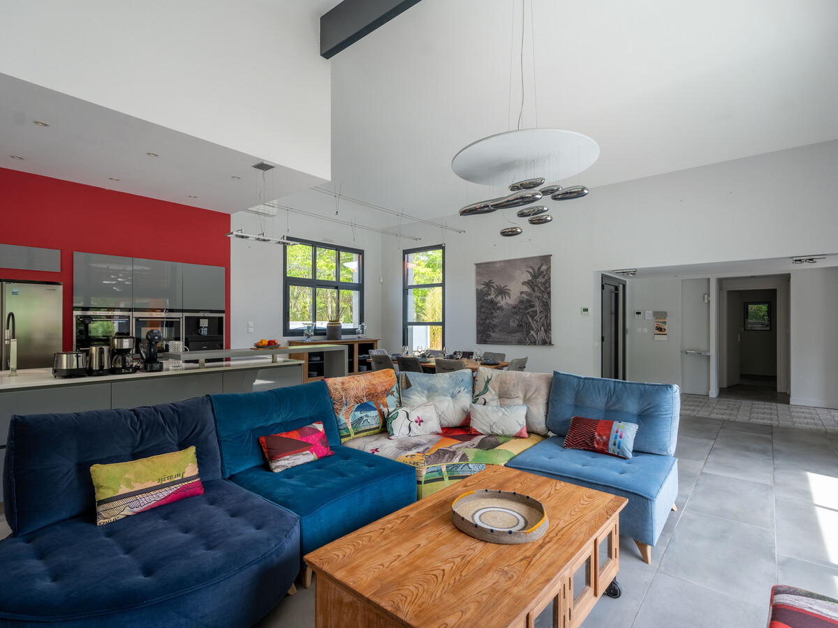 Villa contemporaine 14 pers., piscine chauffée et plancha - Photo 9