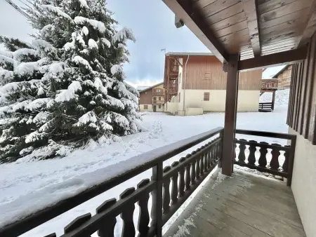 Studio Cabine 4 Pers. - Balcon, Parking, 100m Pistes : photo 14