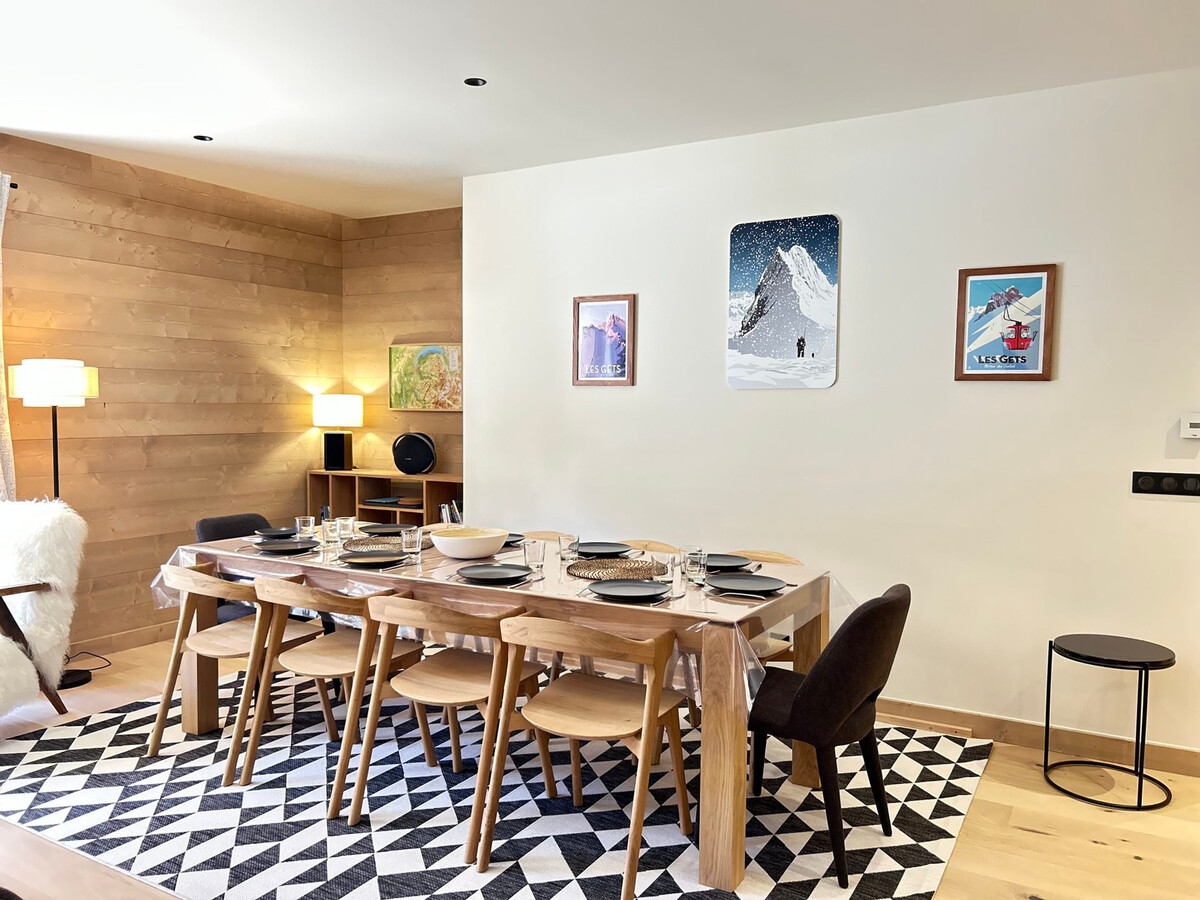 Appartement prestige 10 personnes, grande terrasse aux Gets - Photo 2