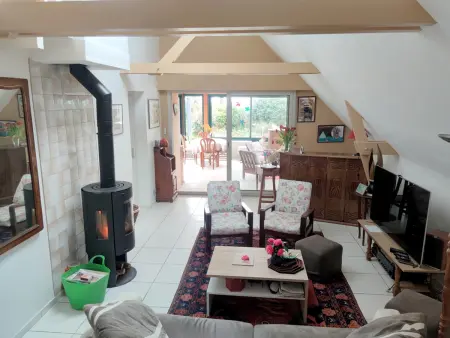 Maison 6 pers à Sarzeau, jardin et vue mer : photo 4
