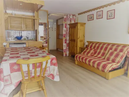 Studio 5 pers Tignes, balcon sud, vue lac : photo 3
