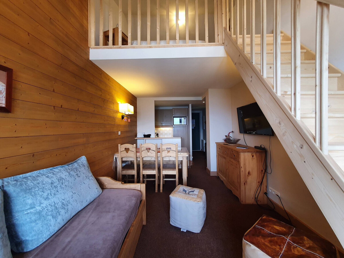 Duplex 8 pers, balcon Mont-Blanc, skis aux pieds à La Plagne - Photo 2