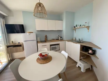Studio vue mer avec parking, plage devant - Barcarès : photo 3