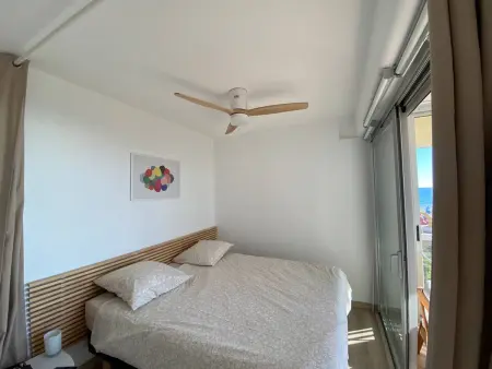 Studio vue mer avec parking, plage devant - Barcarès : photo 6