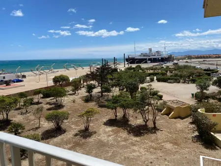 Studio vue mer avec parking, plage devant - Barcarès : photo 12