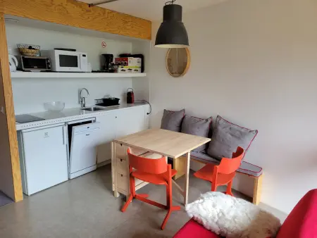 Location appartement à Les Arcs 2000, Studio rénové 5 pers, balcon, vue Mont Blanc