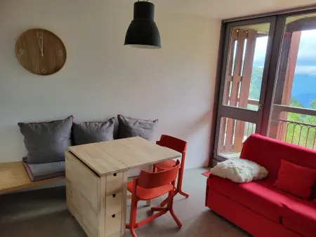 Studio rénové 5 pers. avec balcon et vue Mont Blanc, Les Arcs : photo 3