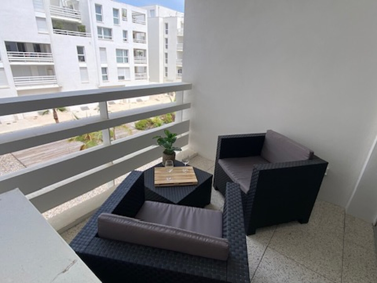 T2 climatisé Port Leucate, 400 m plage, parking privé - Photo 8