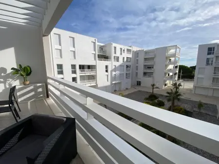 T3 climatisé 6 pers, terrasse, parking - Port Leucate : photo 6