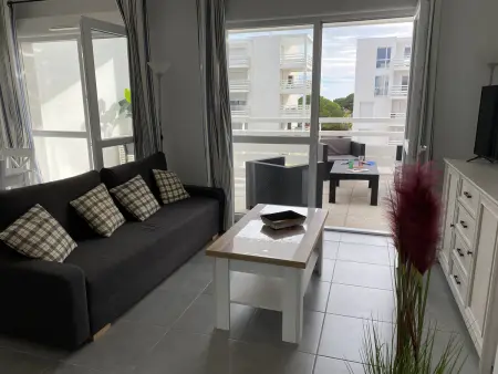T3 climatisé 6 pers, terrasse, parking - Port Leucate : photo 11