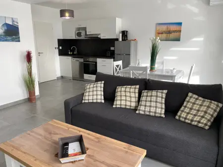 T3 climatisé 6 pers, terrasse, parking - Port Leucate : photo 12
