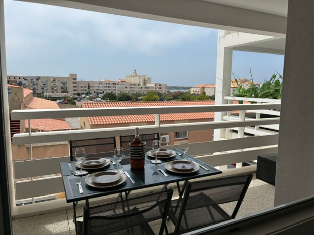 T2 climatisé 4 pers, terrasse, parking à Port Leucate - Photo 1