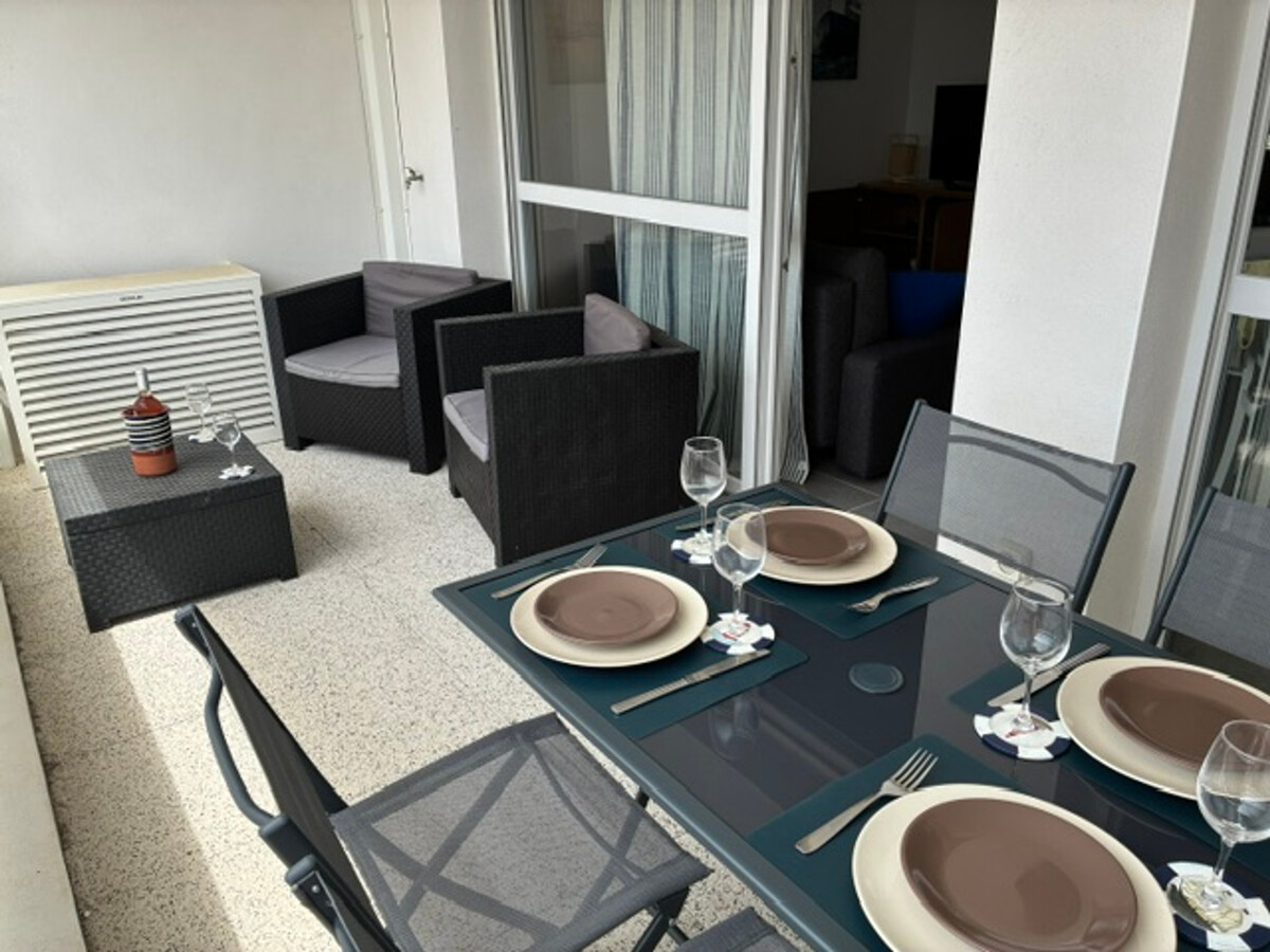 T2 climatisé 4 pers, terrasse, parking à Port Leucate - Photo 2