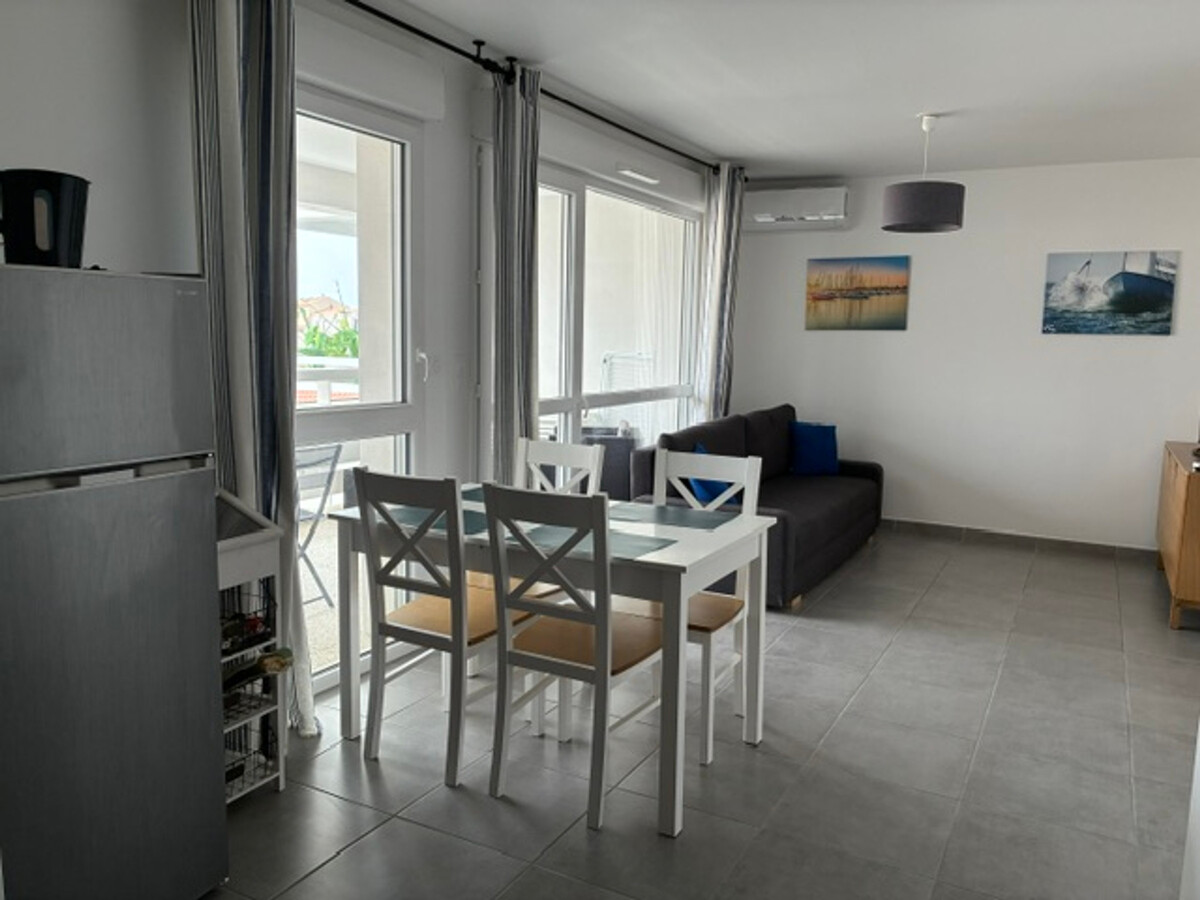 T2 climatisé 4 pers, terrasse, parking à Port Leucate - Photo 8
