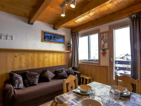 Location appartement à Val Thorens, Bel appartement rénové, duplex 6p, balcon, skis aux pieds, Val Thorens