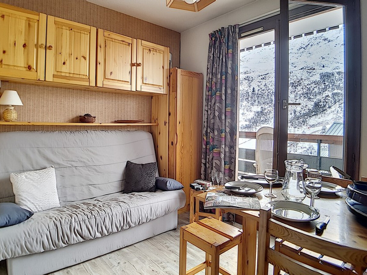 Studio cabine 17 m² aux Menuires, balcon ouest - Photo 4