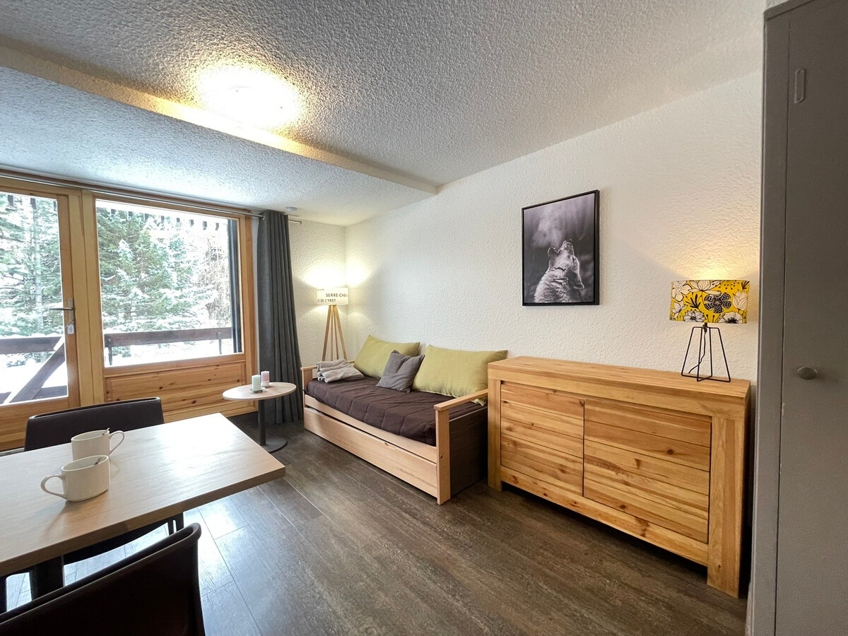 Studio 26 m² terrasse sud, 300m des pistes à Saint-Chaffrey - Photo 2