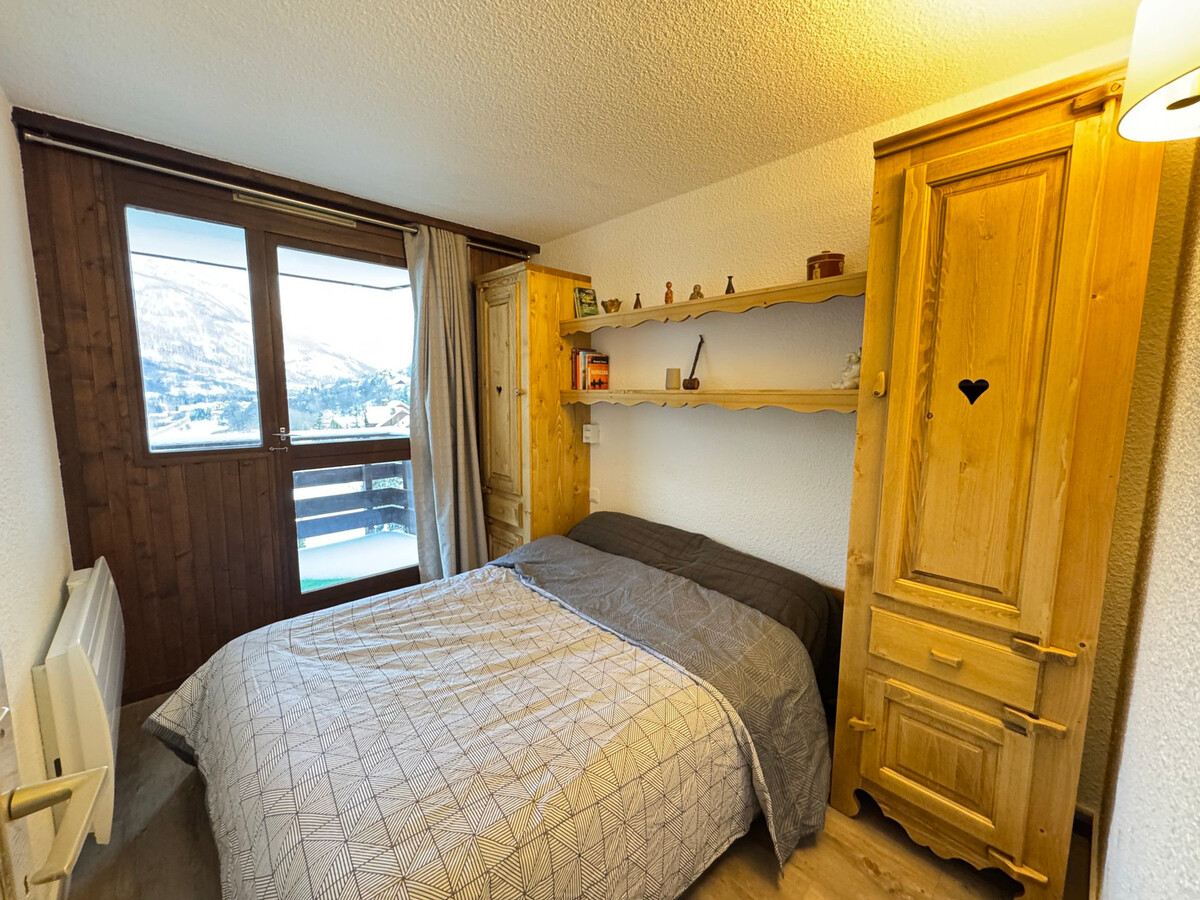 Appartement 6 pers à Saint-Chaffrey, balcon vue montagnes - Photo 9