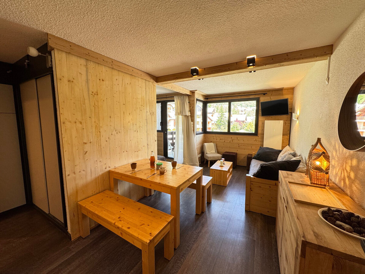 Studio 4 pers Saint-Chaffrey, balcon vue montagne - Photo 5