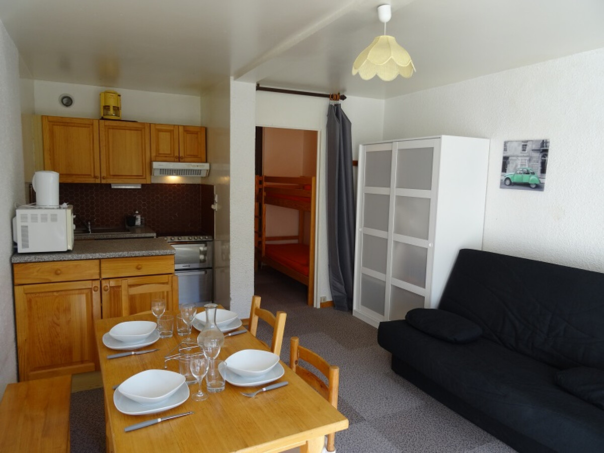Studio PMR 4 personnes à 150m des pistes, balcon sud - Photo 3