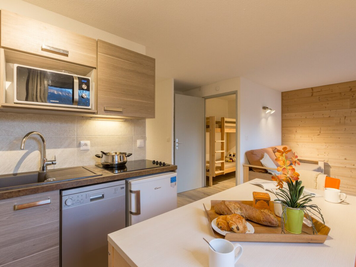 Studio 4 pers. au pied des pistes, balcon montagne - Photo 2