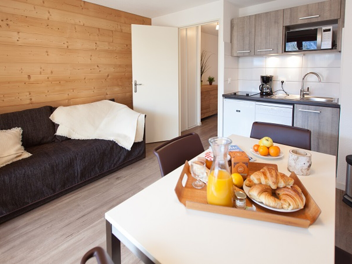 Studio 4 pers. Briançon, balcon sud, casier à skis - Photo 2
