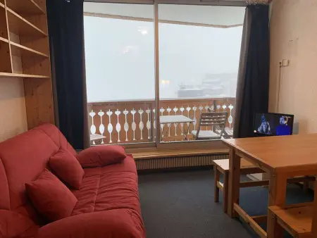 Location appartement à Val Thorens, Studio cosy à Val Thorens, idéal pour 3 pers., balcon sud-ouest, proche commerces et remontées mécaniques