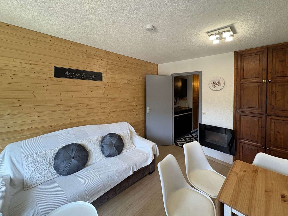 Studio skis aux pieds aux Orres, 4 pers, balcon Sud - Photo 4