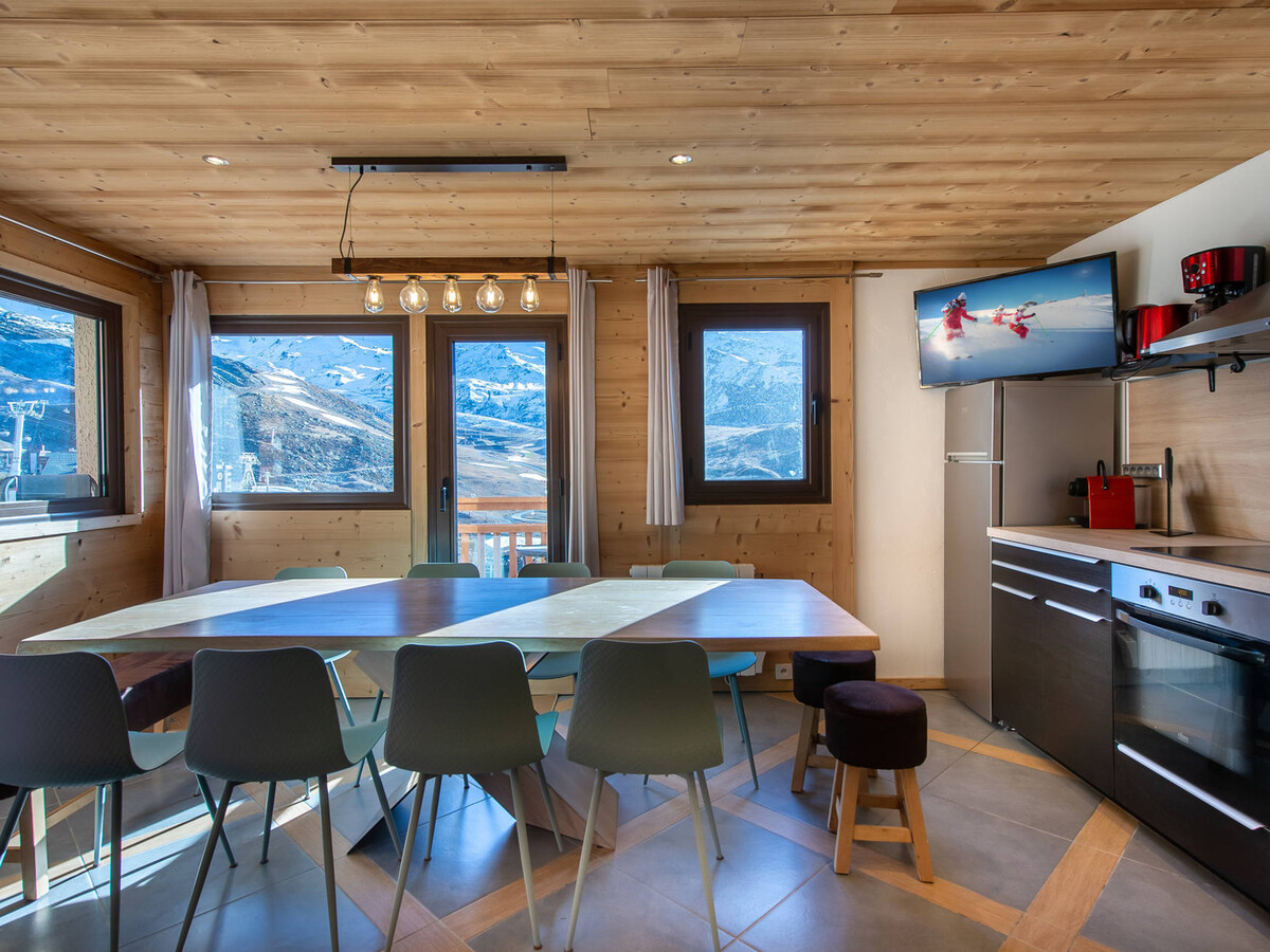 Appartement 12 personnes Vue Domaine Skiable Val Thorens - Photo 2