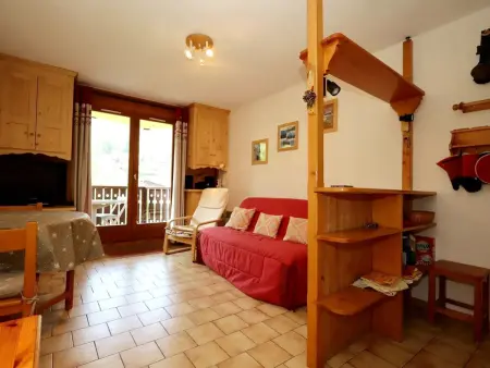 Studio cabine 27 m² face au Mont-Blanc, balcon plein sud : photo 3