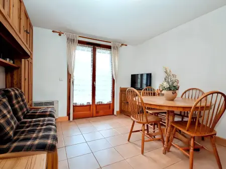 Appartement 2 pièces cabine 100 m des pistes, Les Houches : photo 2