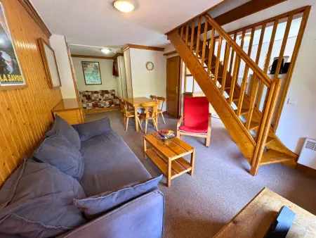 Location appartement à Saint Martin de Belleville Les Menuires, Duplex lumineux pour 6 à 50m des pistes