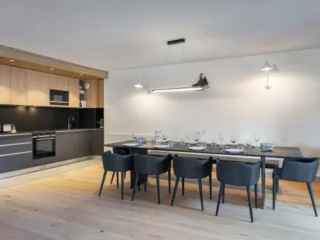 Appartement 8 pers. Méribel : 4 chambres, cheminée et parking couvert : photo 7