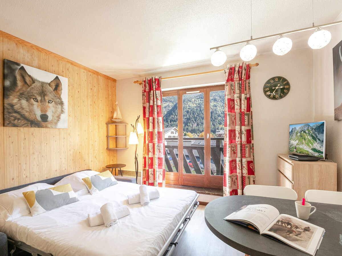 Studio 20m² vue Mont-Blanc, balcon sud, wifi, animaux OK - Photo 8