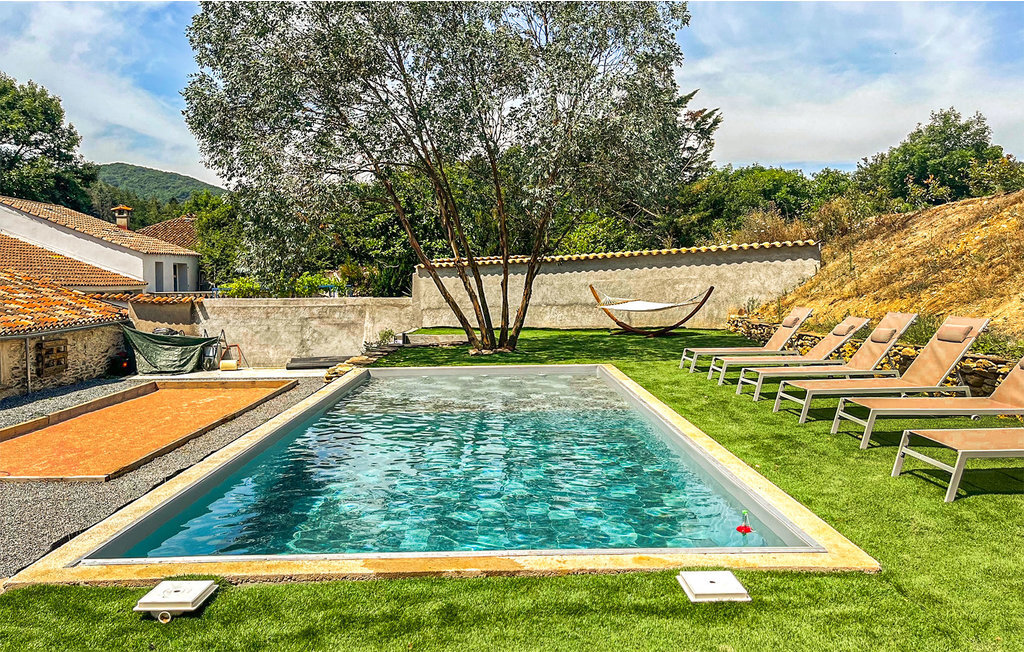 Maison pierre 8 pers. avec piscine chauffée à Pardailhan - Photo 1