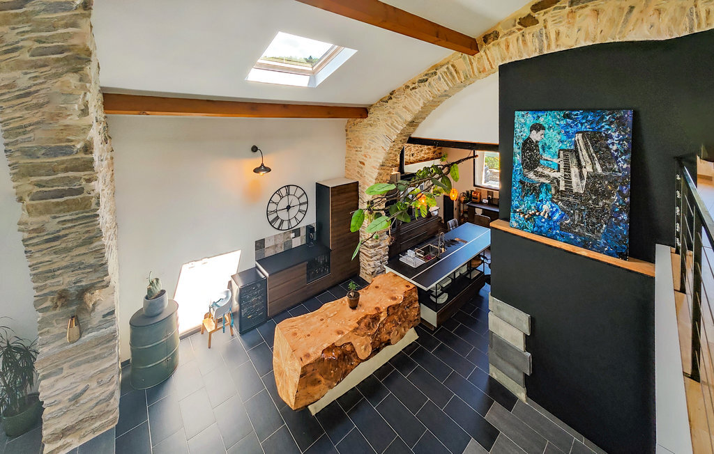 Maison pierre 8 pers. avec piscine chauffée à Pardailhan - Photo 6