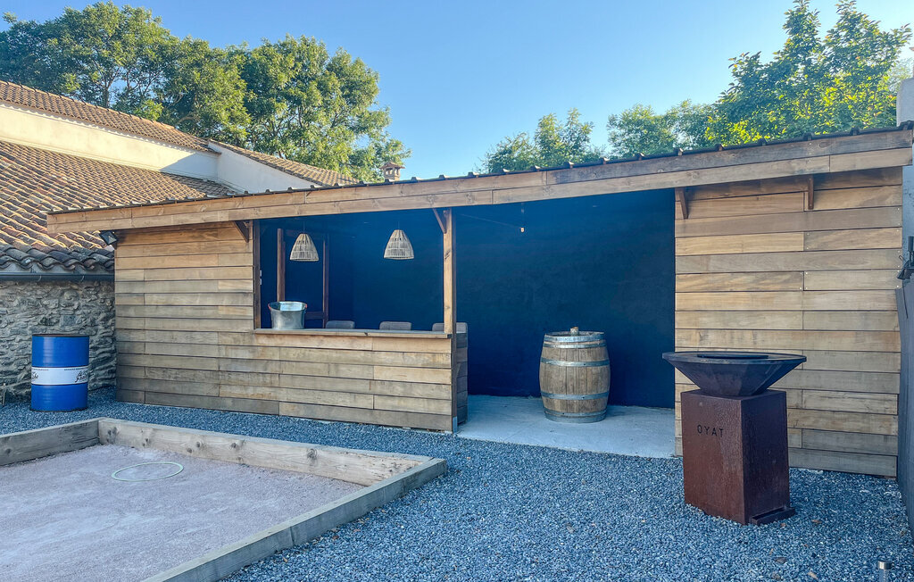 Maison pierre 8 pers. avec piscine chauffée à Pardailhan - Photo 15