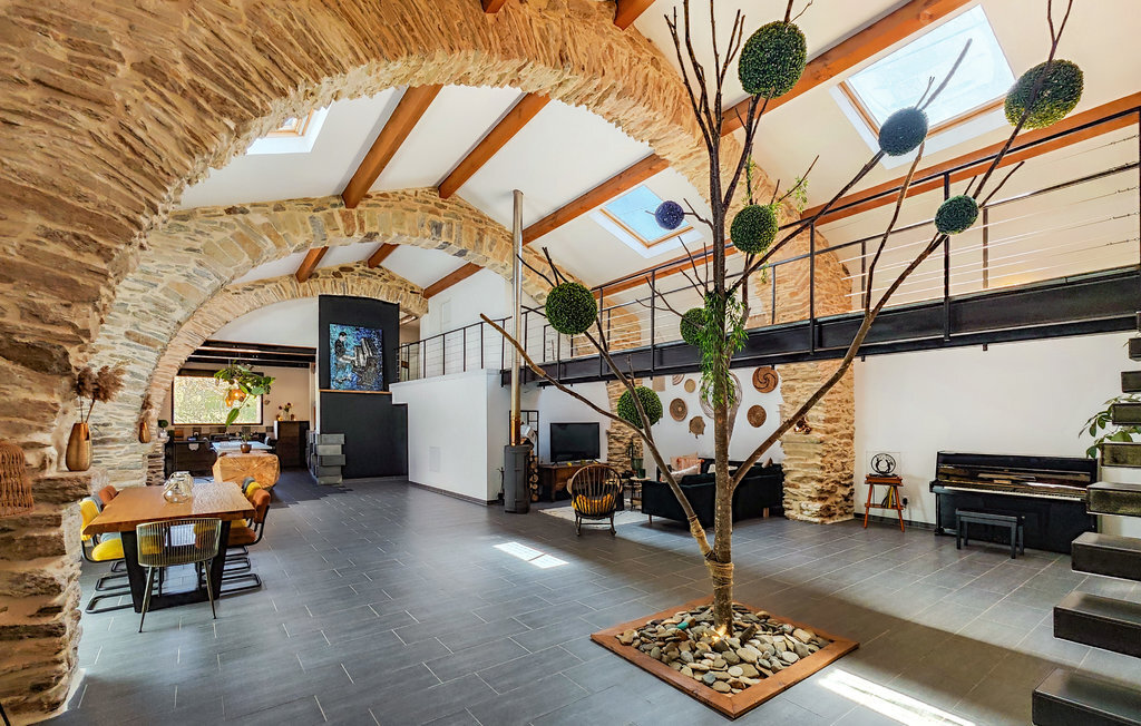 Maison pierre 8 pers. avec piscine chauffée à Pardailhan - Photo 19