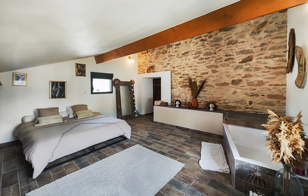 Maison pierre 8 pers. avec piscine chauffée à Pardailhan - Photo 27