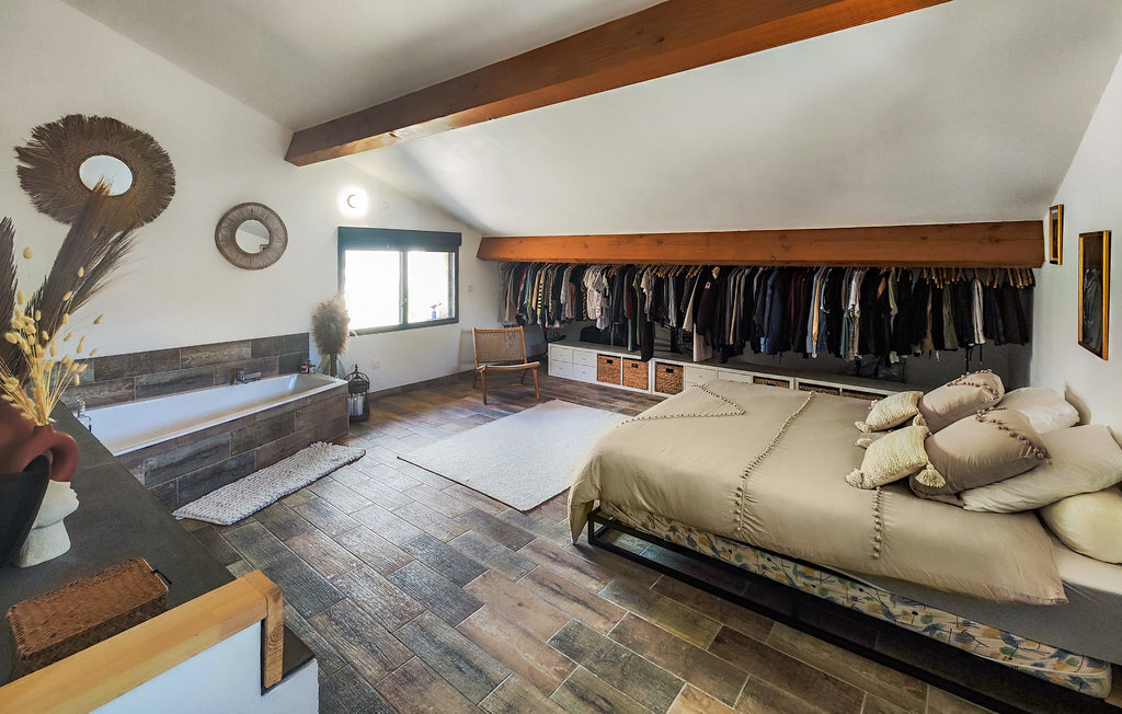 Maison pierre 8 pers. avec piscine chauffée à Pardailhan - Photo 29