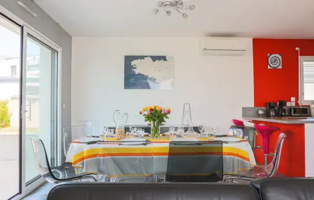 Maison familiale vue mer au Pouldu, 10 personnes : photo 18