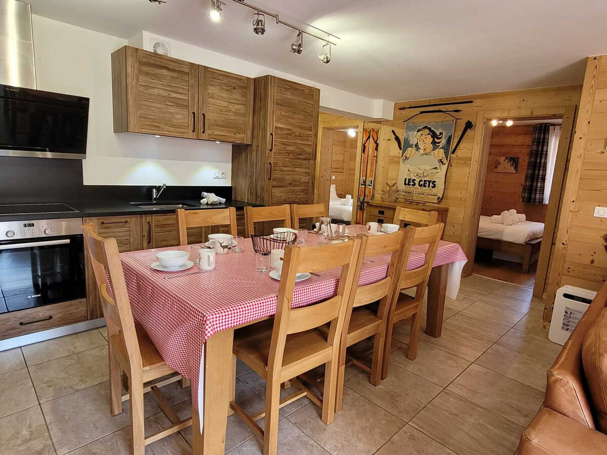 Appartement 8 pers Les Gets, vue domaine skiable - Photo 3