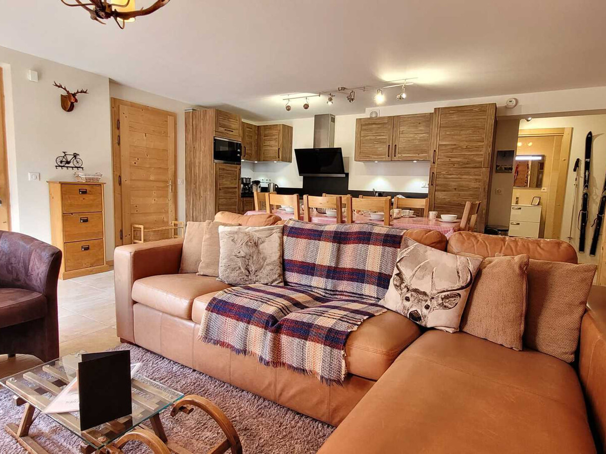 Appartement 8 pers Les Gets, vue domaine skiable - Photo 5