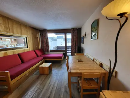 Location appartement à Tignes, T2 sud 500m pistes, balcon, Wifi, 5 pers