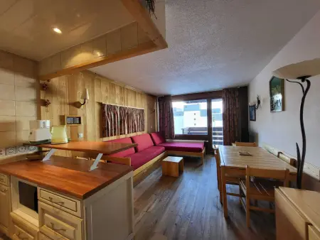 T2 Tignes 500m pistes, balcon sud, 5 personnes : photo 2