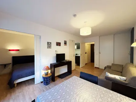 Appartement 4 pers. ski aux pieds, piscine & sauna : photo 4